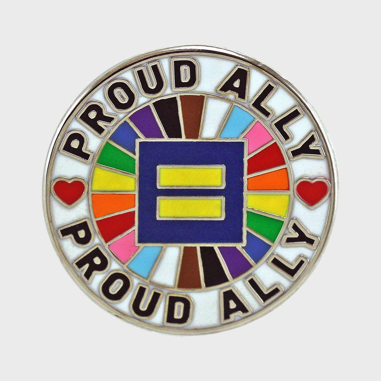 Image 1 of Proud Ally Lapel Pin