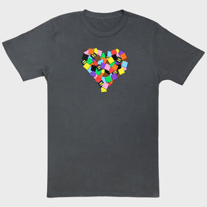 Thumbnail 1 of Progress Rainbow Heart T-Shirt