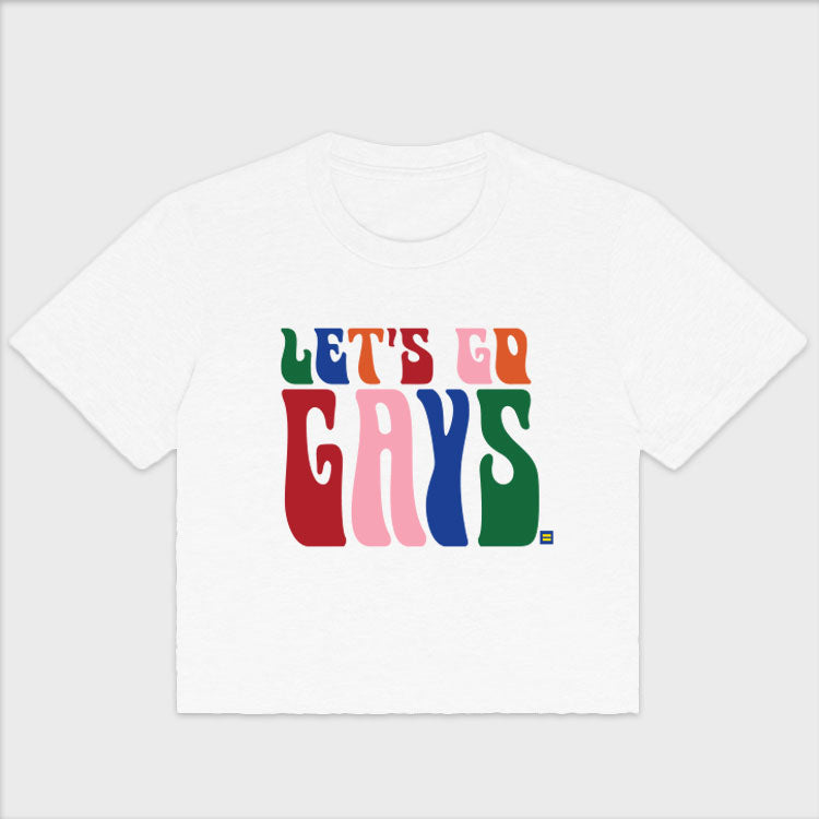 Image 1 of Let's Go Gays Cropped T-Shirt