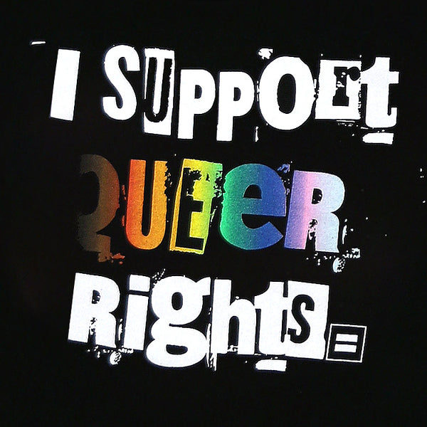 Alternate Picture of I Support Queer Rights T-Shirt