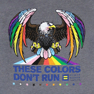 Thumbnail 2 of These Colors Don't Run Rainbow Eagle Crewneck Sweatshirt