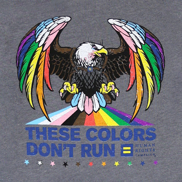 Alternate Picture of These Colors Don't Run Rainbow Eagle Crewneck Sweatshirt