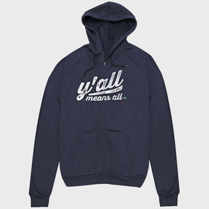 Thumbnail 1 of Y'all Means All Zip Hoodie
