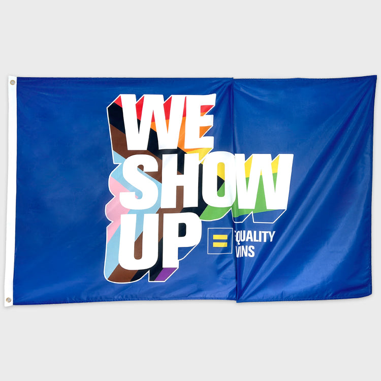 Image 1 of We Show Up House Flag