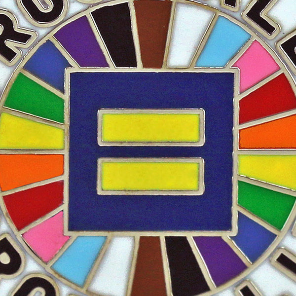 Alternate Picture of Proud Ally Lapel Pin
