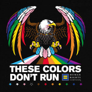 Thumbnail 2 of These Colors Don't Run Rainbow Eagle Sleeveless T-Shirt