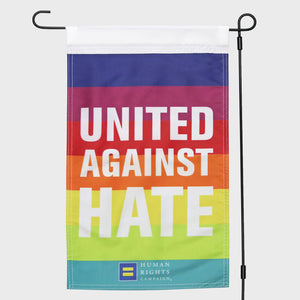 Thumbnail 1 of United Against Hate Garden Flag