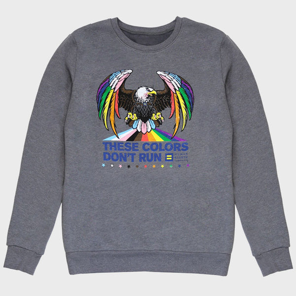 Picture of These Colors Don't Run Rainbow Eagle Crewneck Sweatshirt