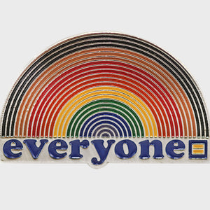 Thumbnail 2 of Everyone Rainbow Pride Lapel Pin