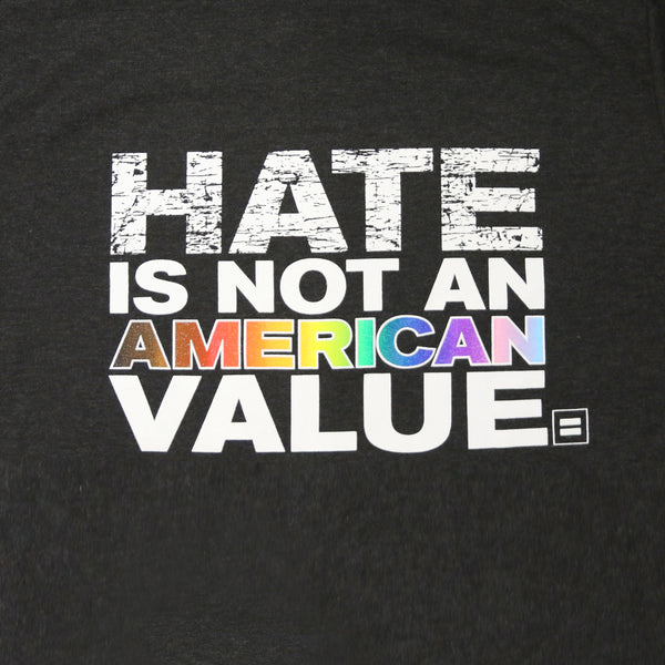 Alternate Picture of Hate Is Not An American Value Hoodie