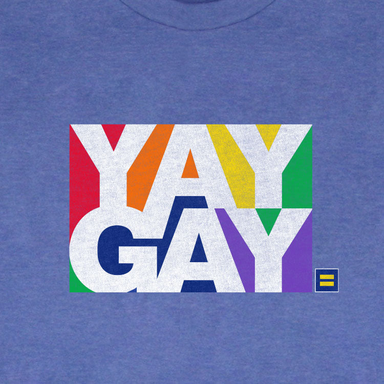 Image 2 of Yay Gay Rainbow T-Shirt