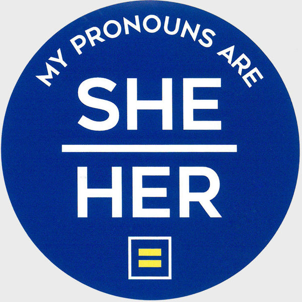 Alternate Picture of My Pronouns Are Sticker