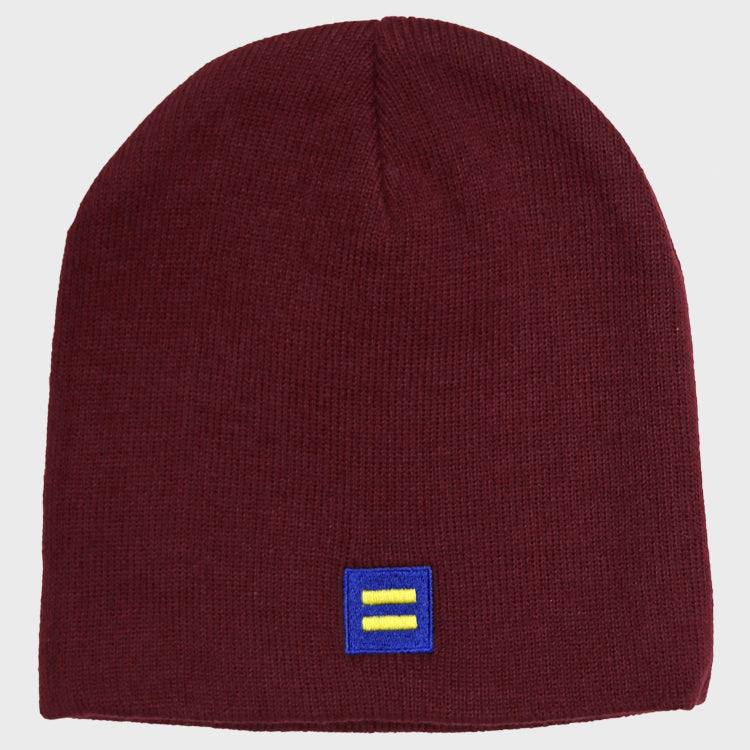 Image 1 of Embroidered Logo Knit Beanie