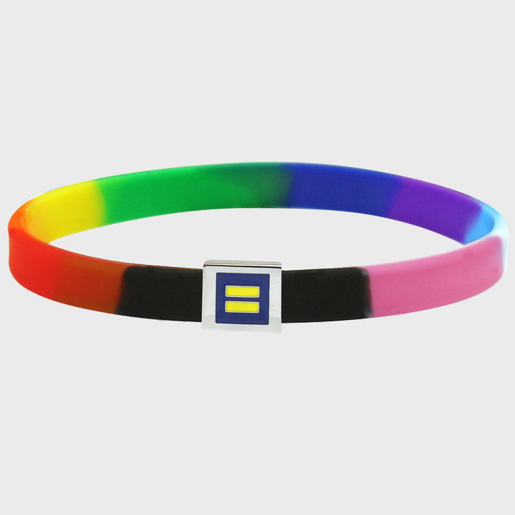 Image 1 of Progress Rainbow Wristband