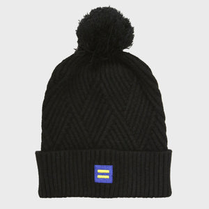 Thumbnail 1 of Embroidered Logo Pom Pom Beanie