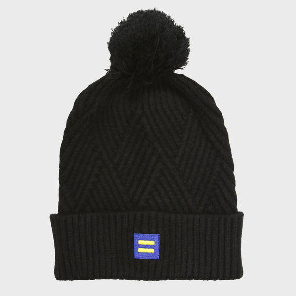 Picture of Embroidered Logo Pom Pom Beanie