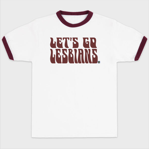 Picture of Let's Go Lesbians Ringer T-Shirt
