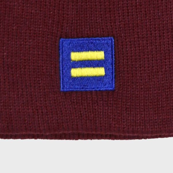 Alternate Picture of Embroidered Logo Knit Beanie