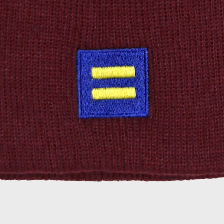 Image 2 of Embroidered Logo Knit Beanie