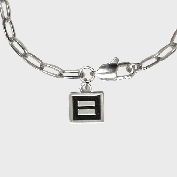 Alternate Picture of HRC Logo Paperclip Bracelet