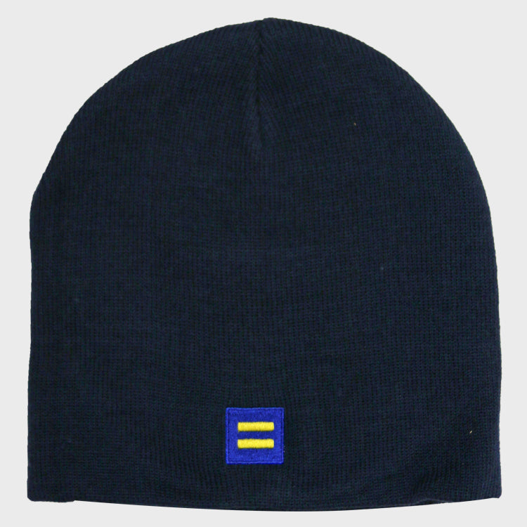 Image 1 of Embroidered Logo Knit Beanie