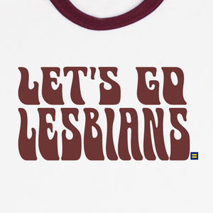 Thumbnail 2 of Let's Go Lesbians Ringer T-Shirt