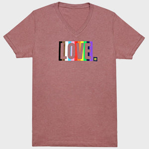 Thumbnail 1 of Progress Rainbow Love V-Neck T-Shirt