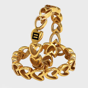 Thumbnail 2 of Love Is Love Hearts Ring