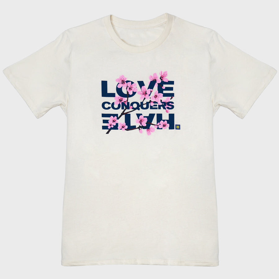 Image 1 of Love Conquers Hate® Limited Edition Cherry Blossom T-Shirt