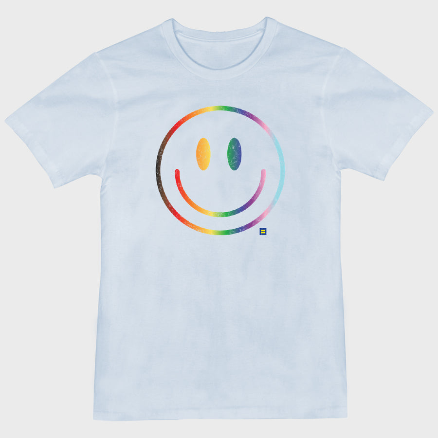 Image 1 of Rainbow Smiley T-Shirt