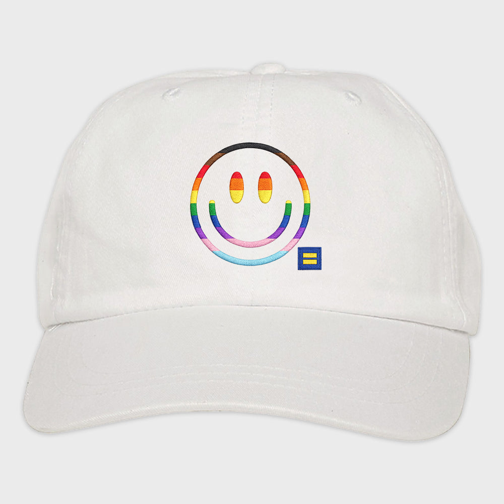 Rainbow Smiley Embroidered Cap – Official Human Rights Campaign Shop