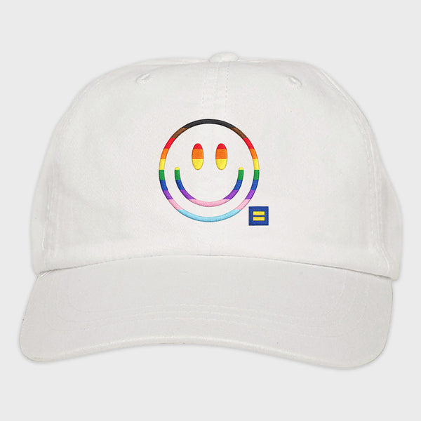 Picture of Rainbow Smiley Embroidered Cap