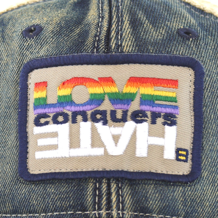 Image 3 of Rainbow Love Conquers Hate® Cap