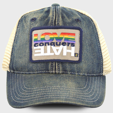Image 1 of Rainbow Love Conquers Hate® Cap