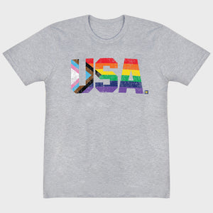 Thumbnail 1 of Progress Rainbow USA T-Shirt