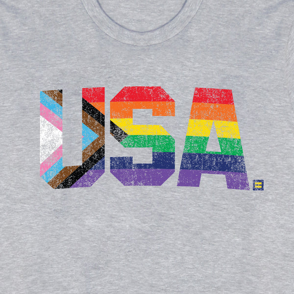 Alternate Picture of Progress Rainbow USA T-Shirt