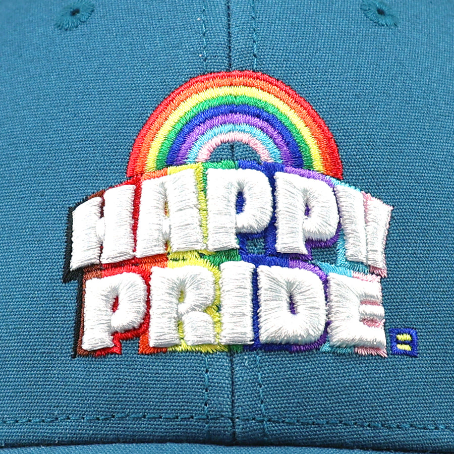 Image 3 of Happy Pride Structured Trucker Cap