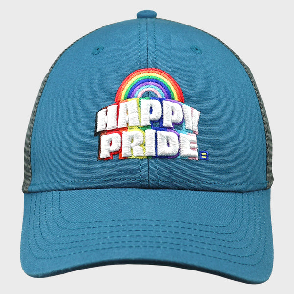 Picture of Happy Pride Structured Trucker Cap