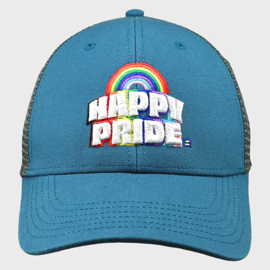Image 1 of Happy Pride Structured Trucker Cap