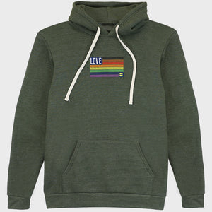 Thumbnail 1 of Love Rainbow Flag Embroidered Hoodie