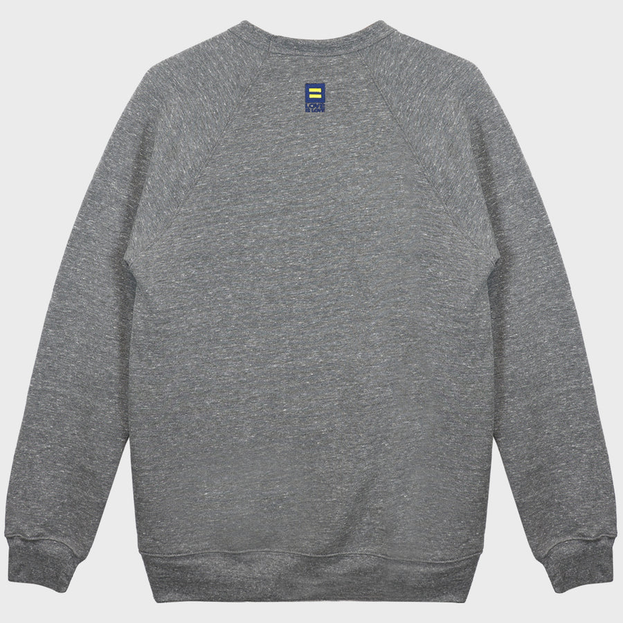 Image 2 of Love is Love Embroidered Hearts Sweatshirt