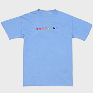 Thumbnail 1 of Love is Love Embroidered Hearts T-Shirt