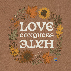 Thumbnail 2 of Love Conquers Hate Autumn Leaves Heavyweight Relaxed Fit Sweatshirt