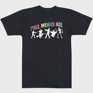 Thumbnail 1 of Y'all Means All Halloween T-Shirt