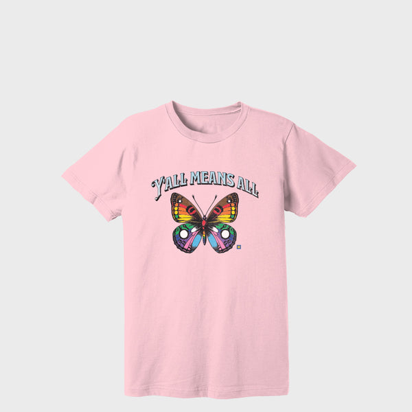 Alternate Picture of Y'all Means All Butterfly T-Shirt