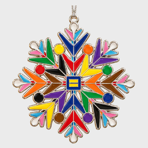 Picture of Rainbow Snowflake Ornament - PREORDER NOW