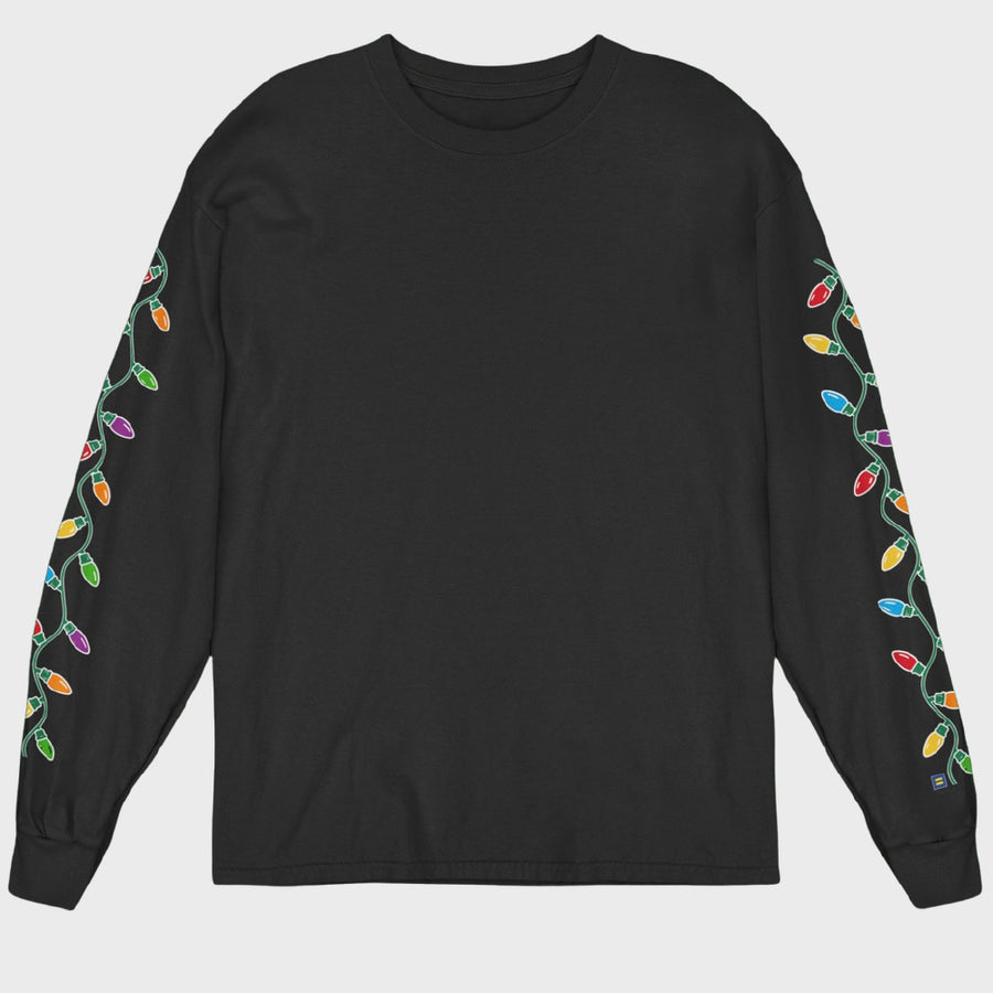 Image 1 of Holiday Lights Long Sleeve T-shirt