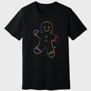 Thumbnail 1 of Rainbow Gingerbread Person T-shirt