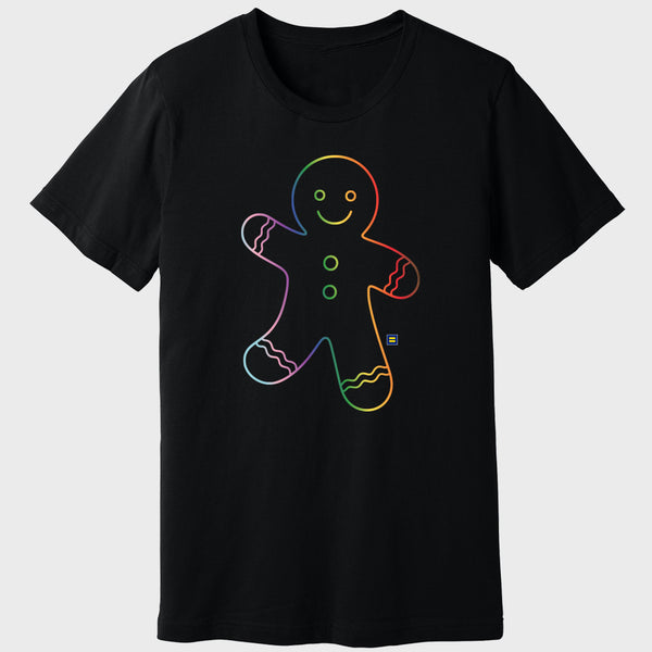 Picture of Rainbow Gingerbread Person T-shirt