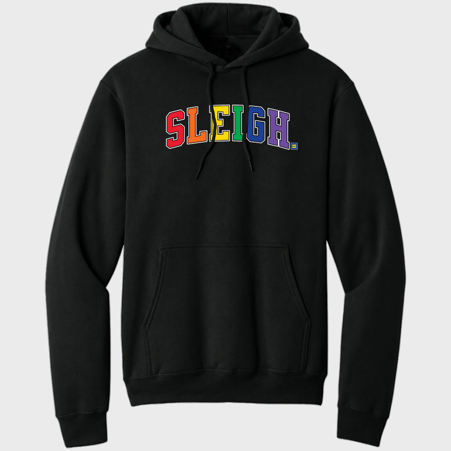 Image 1 of Rainbow Sleigh Pullover Hoodie